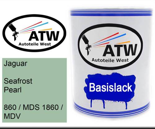 Jaguar, Seafrost Pearl, 860 / MDS 1860 / MDV: 1L Lackdose, von ATW Autoteile West.
